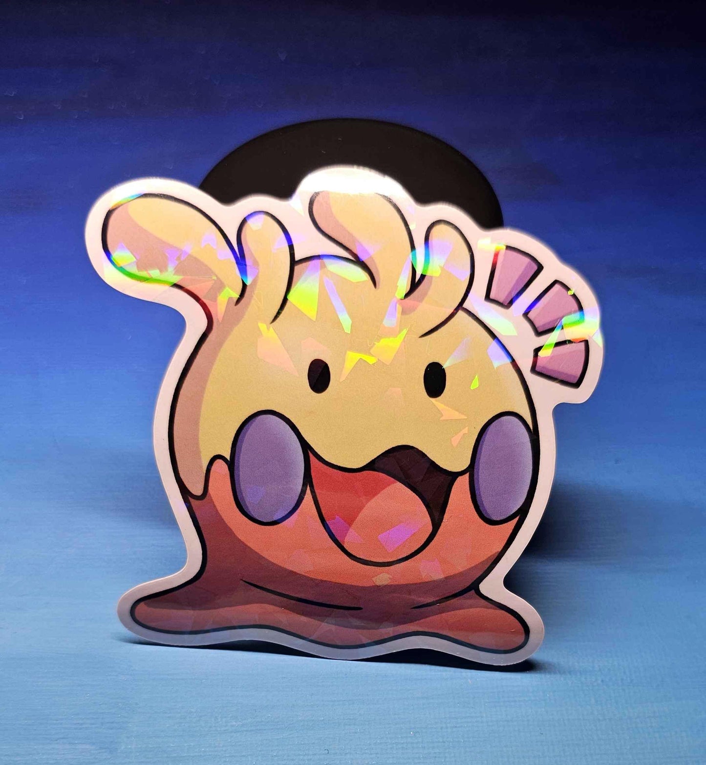 Shiny Holographic Happy Goomy Sticker