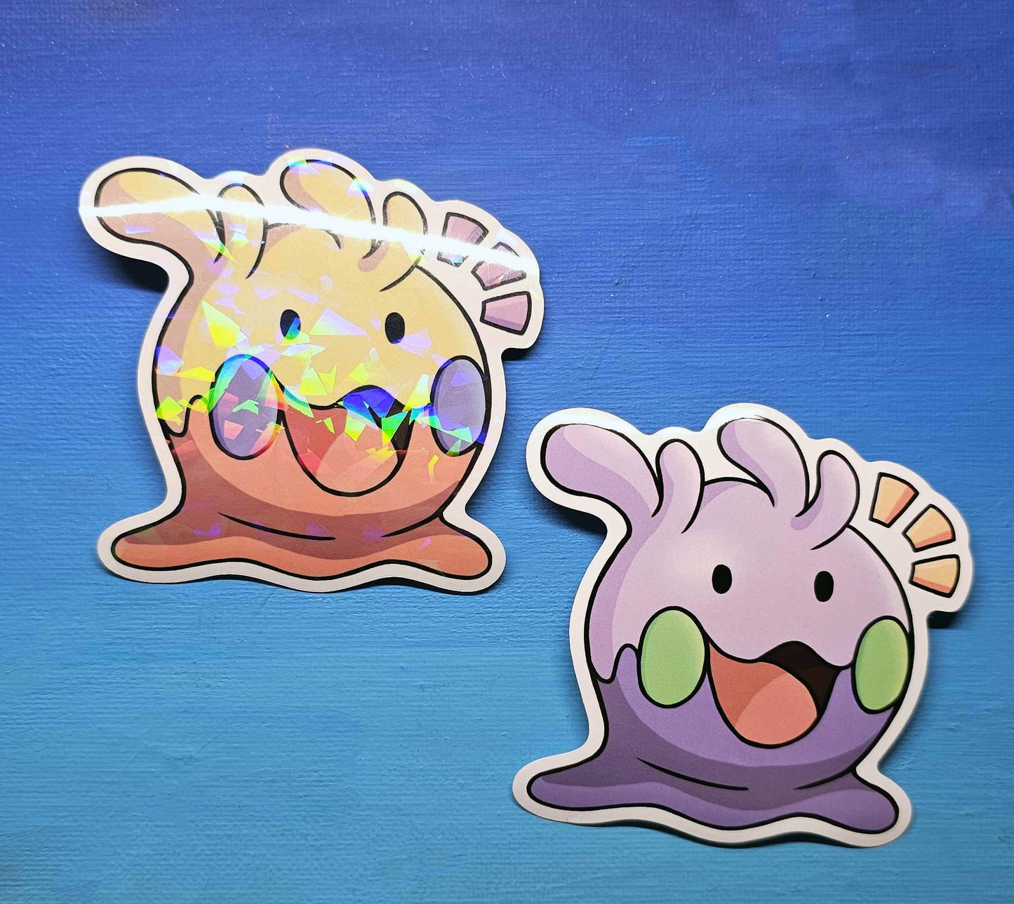 Shiny Holographic Happy Goomy Sticker