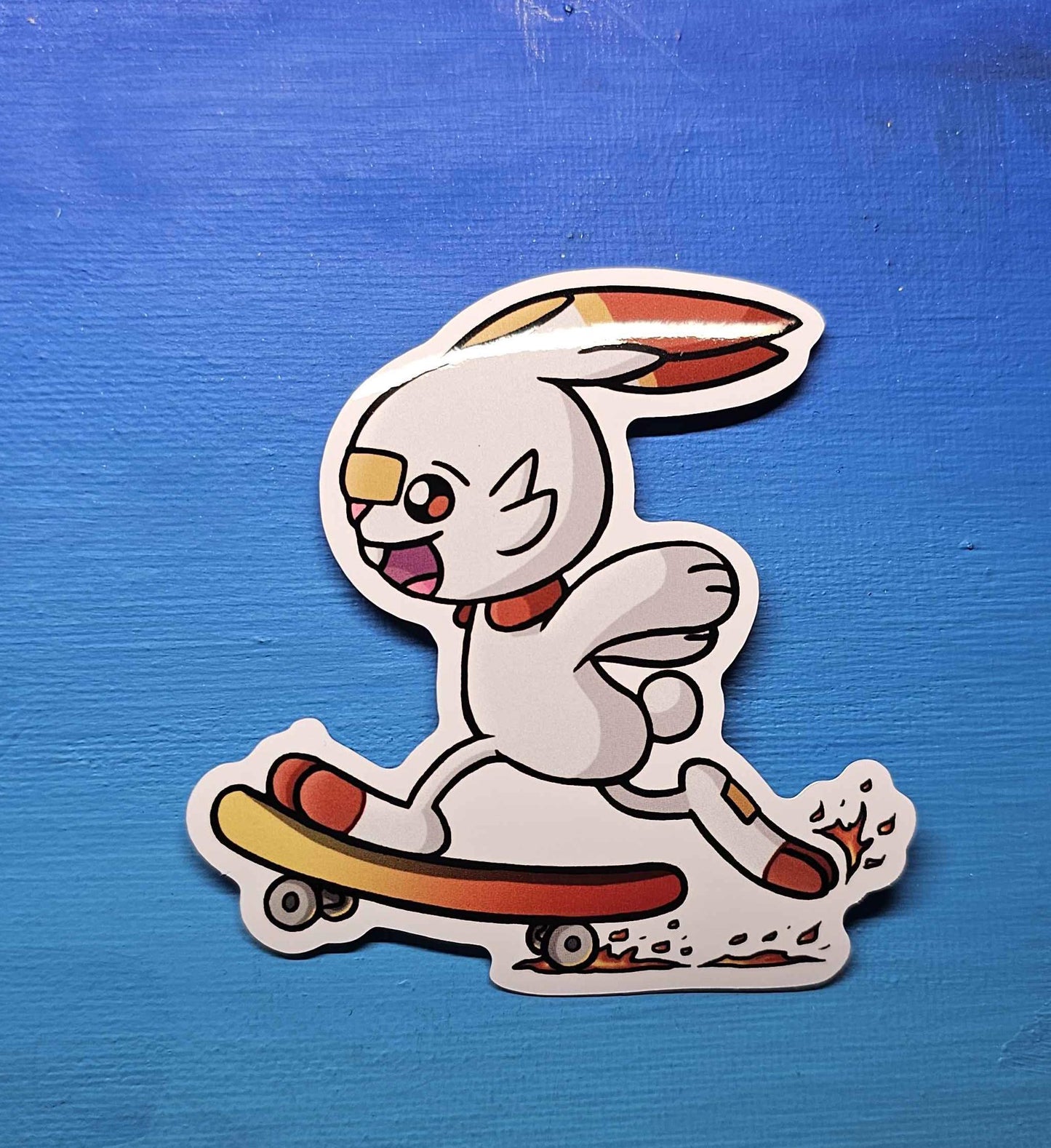 Scorbunny Skateboard Sticker