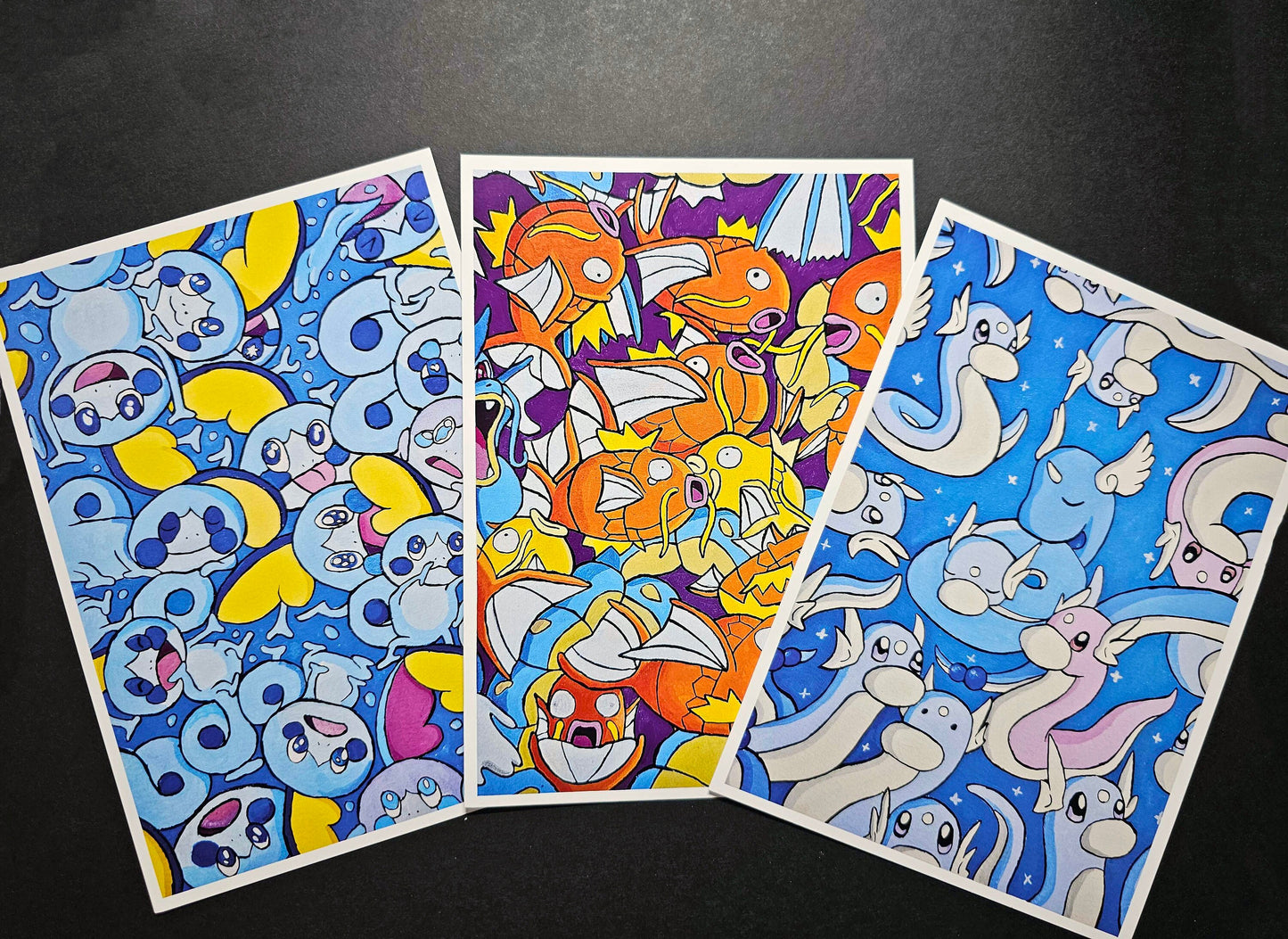 5x7 Giclee Print - Menagerie of Magikarps