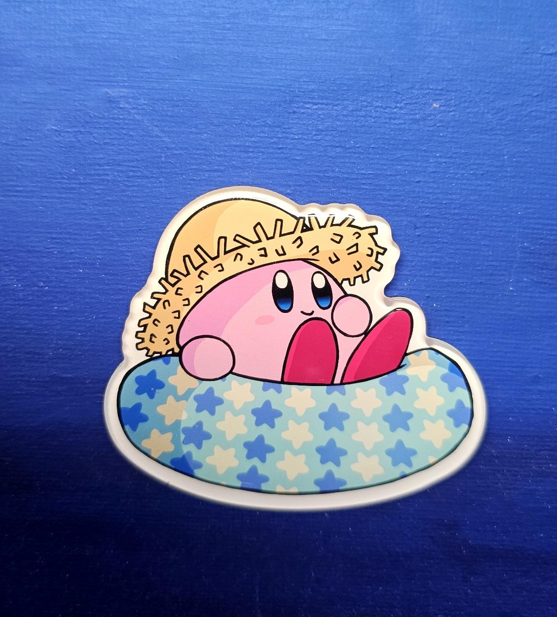 Kirby Floatie Magnet