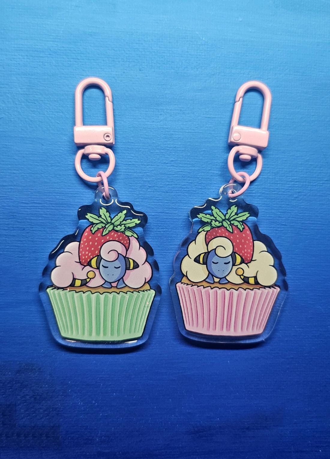Double-Sided Mareep Sheep Cake Charm
