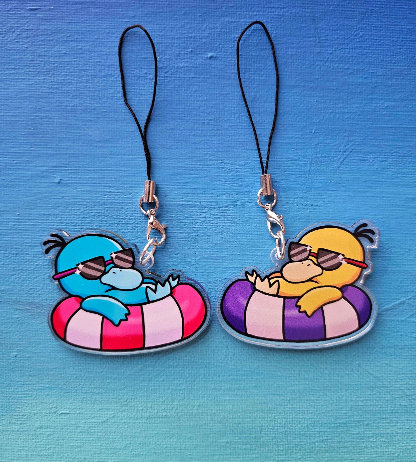 Double-Sided Psyduck Floatie Charm