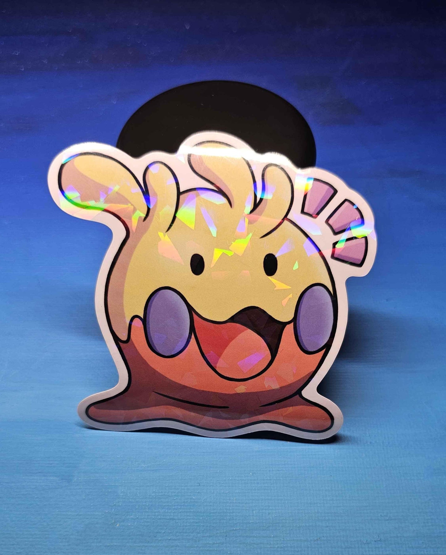 Shiny Holographic Happy Goomy Sticker