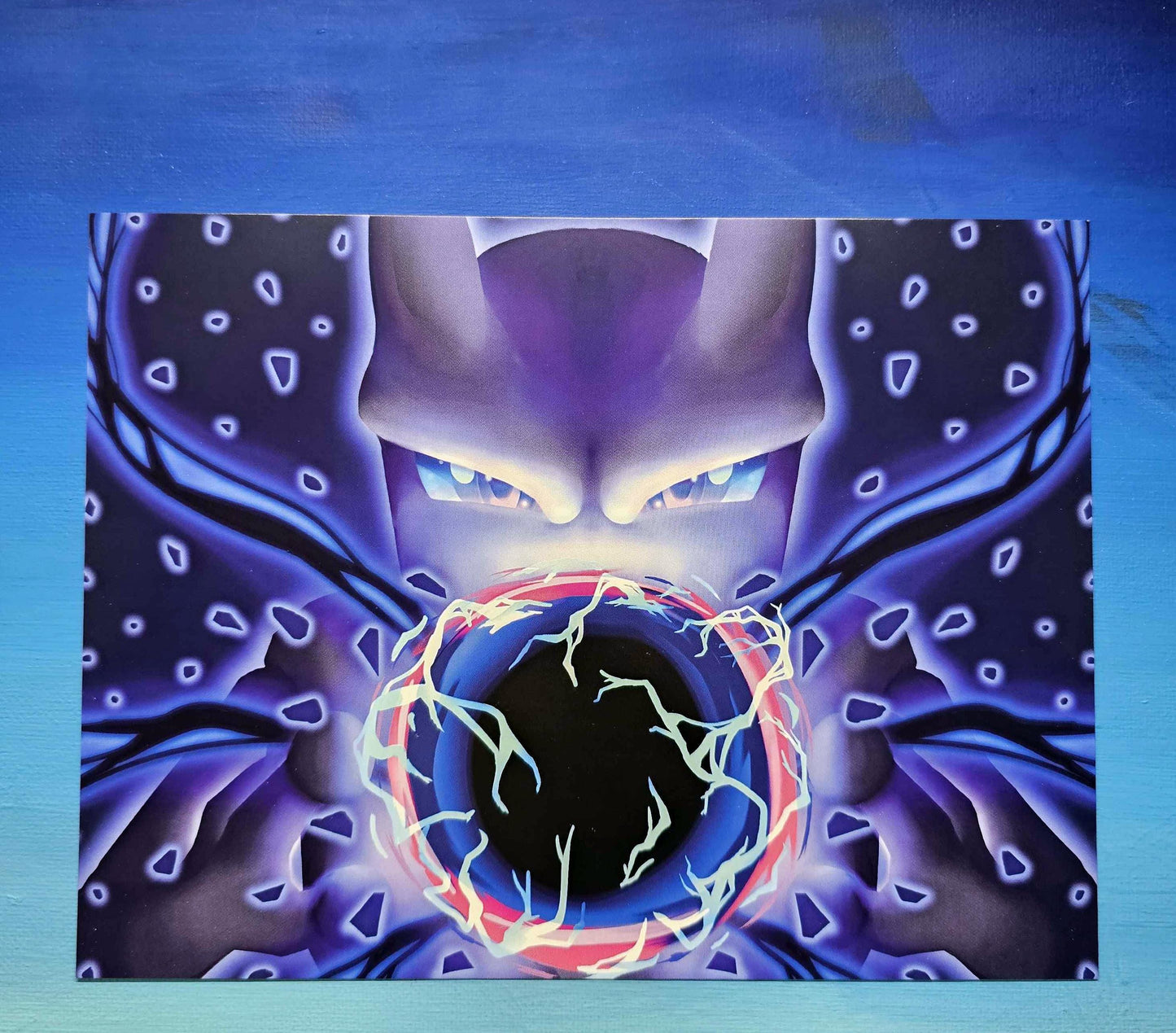Giclee Print - Mewtwo Charging Shadow Ball
