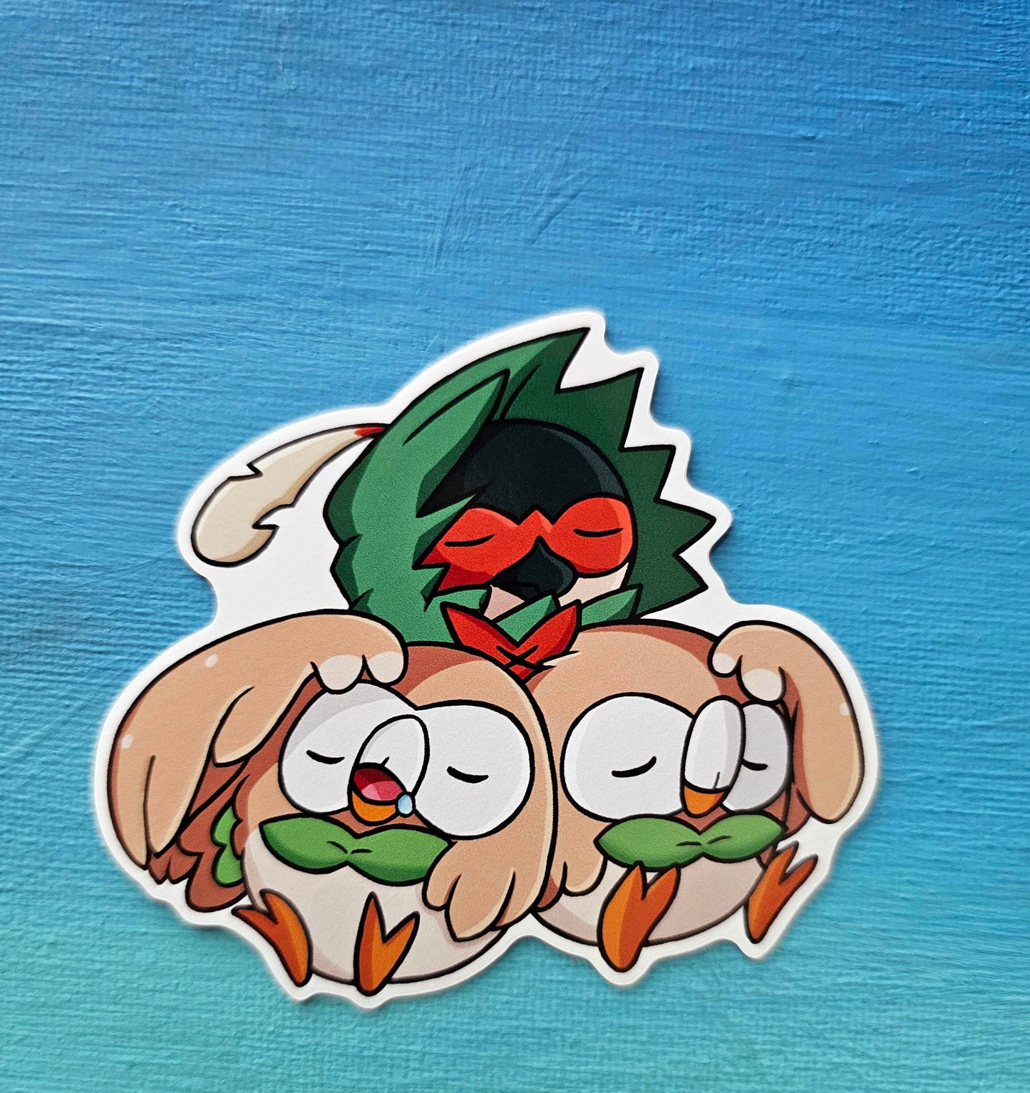 Owl-Pile Rowlet + Decidueye Sticker