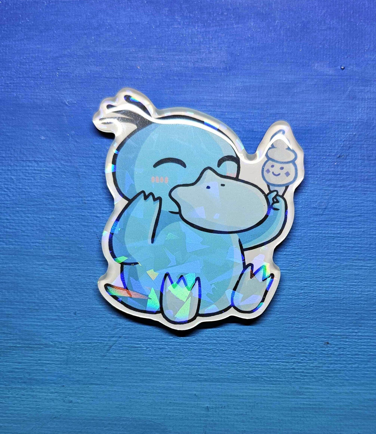 Shiny Psyduck Ice Cream Magnet