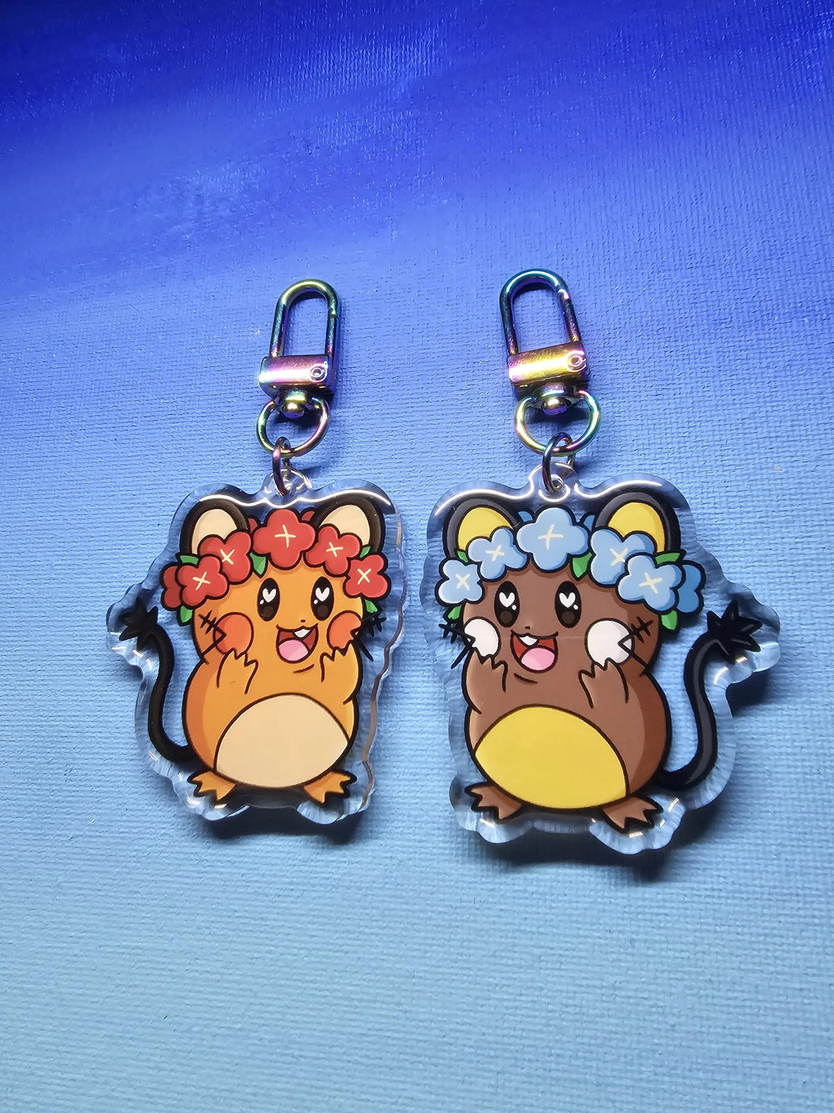 Double-Sided Acrylic Epoxy Happy Dedenne Charm