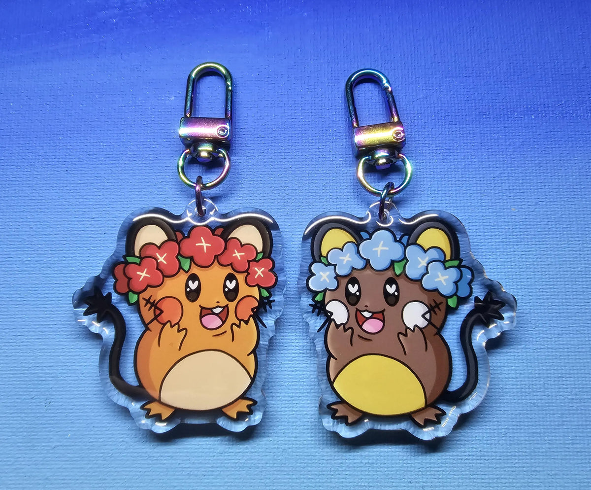 Double-Sided Acrylic Epoxy Happy Dedenne Charm